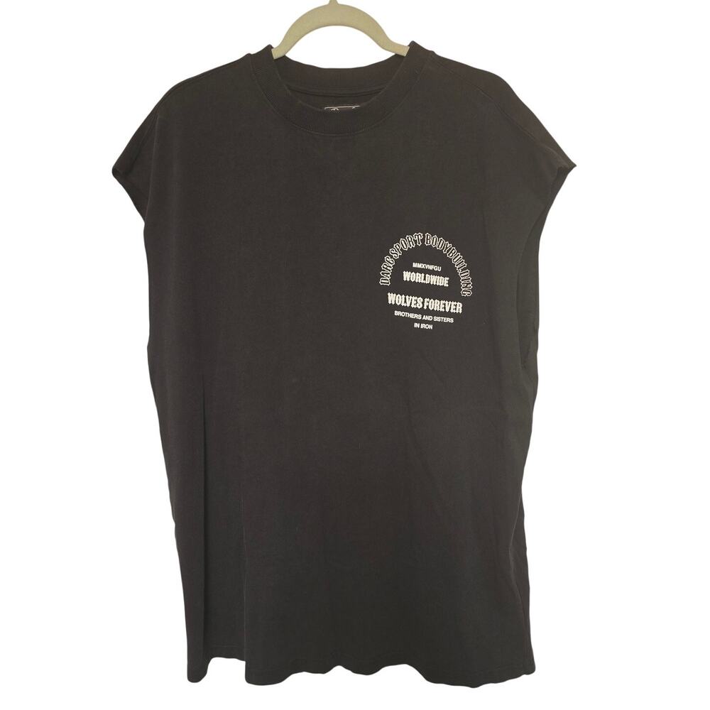 Darc Sport Wolves Forever Mens XL Black Tank Top Club Shirt 674/1000 NWOT NEW